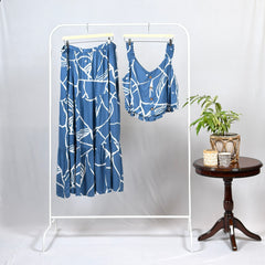 Coastal Charm Dress with Bandana