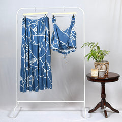 Coastal Charm Dress with Bandana