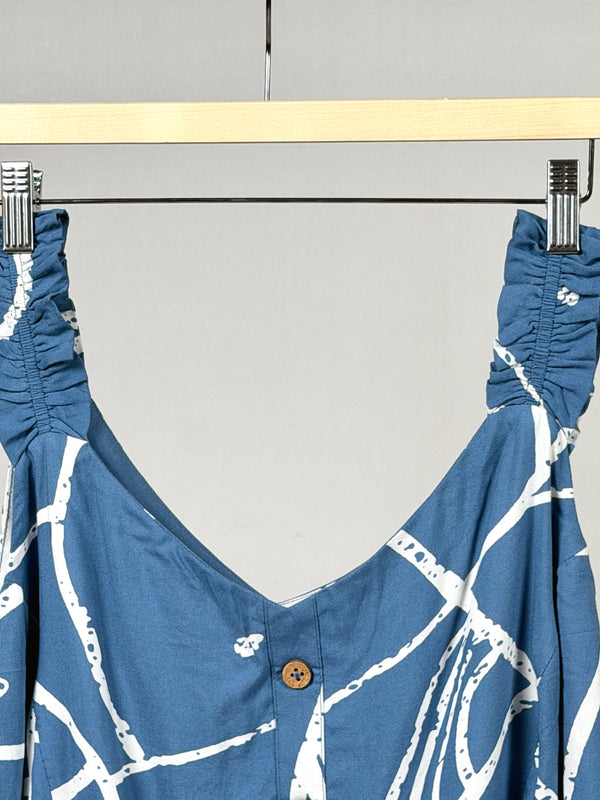Coastal Charm Dress with Bandana