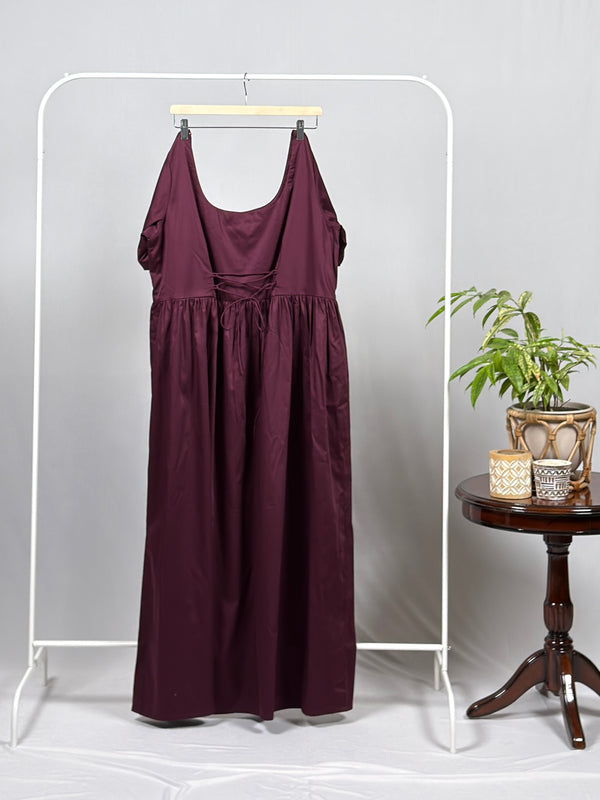 Marsala Martini Dress