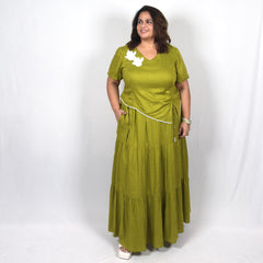 Lime Olive Co-ord Set