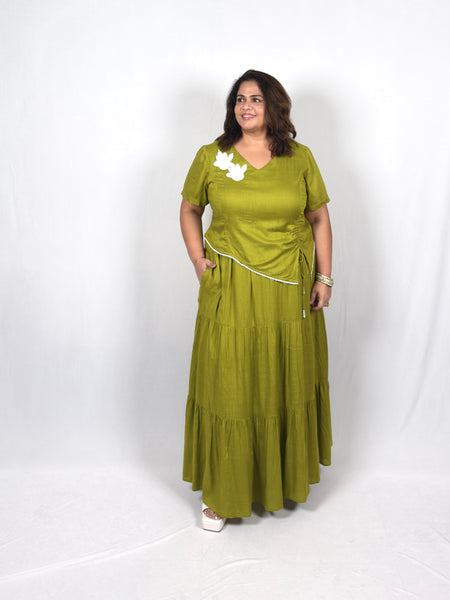 Lime Olive Co-ord Set