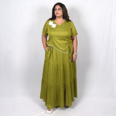 Lime Olive Co-ord Set