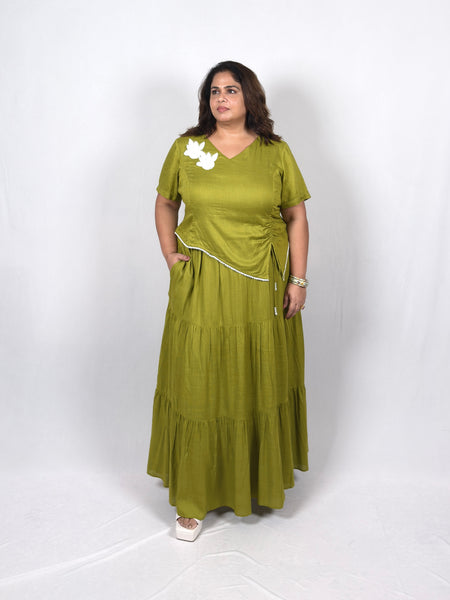 Lime Olive Co-ord Set
