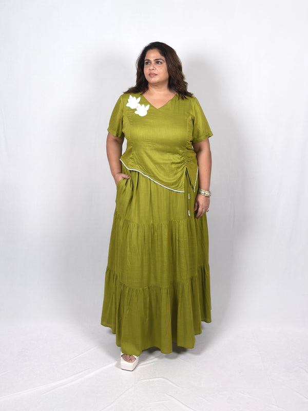Lime Olive Co-ord Set