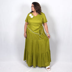Lime Olive Co-ord Set