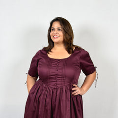 Marsala Martini Dress
