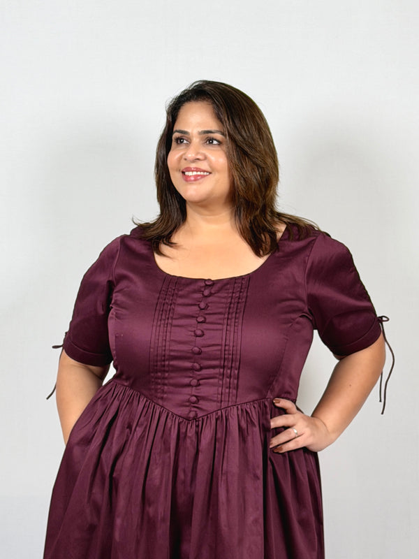 Marsala Martini Dress