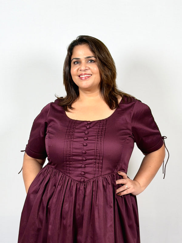Marsala Martini Dress