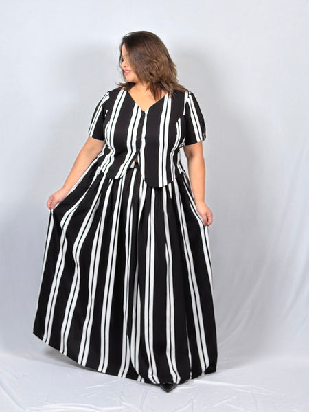 Noir Stripe Co-ord Set