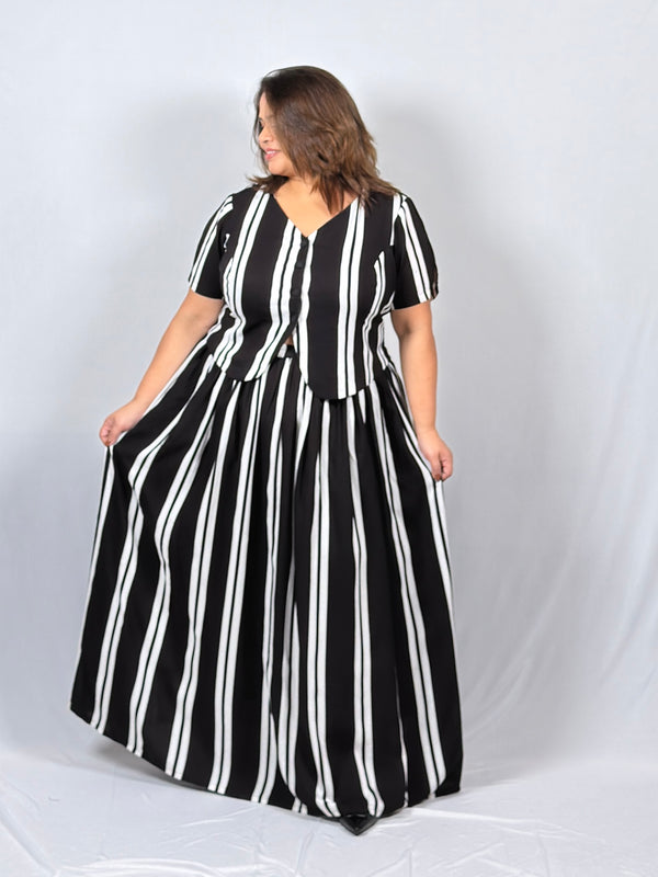 Noir Stripe Co-ord Set