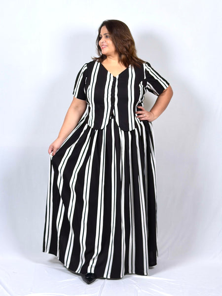 Noir Stripe Co-ord Set