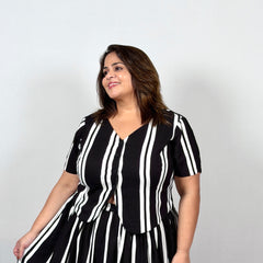 Noir Stripe Co-ord Set