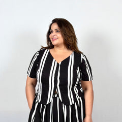 Noir Stripe Co-ord Set