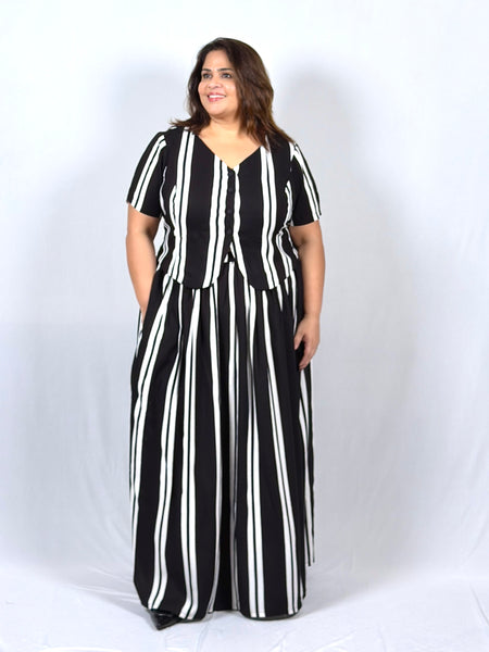 Noir Stripe Co-ord Set