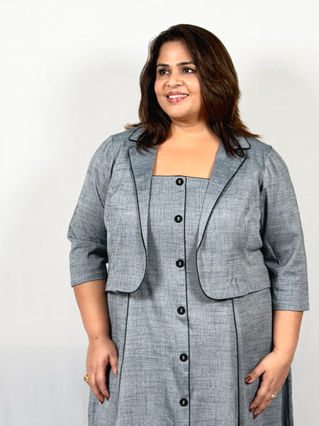 Slate Grace Shrug