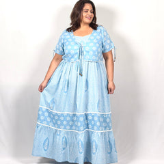 Willow Sky Dress with Shrug