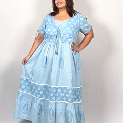 Willow Sky Dress with Shrug