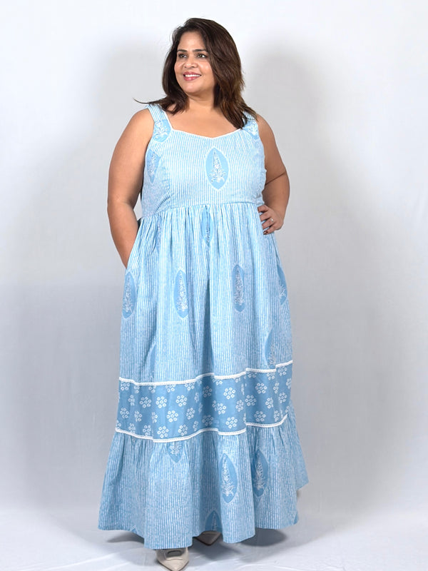 Willow Sky Dress with Shrug