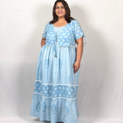 Willow Sky Dress with Shrug