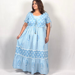 Willow Sky Dress with Shrug